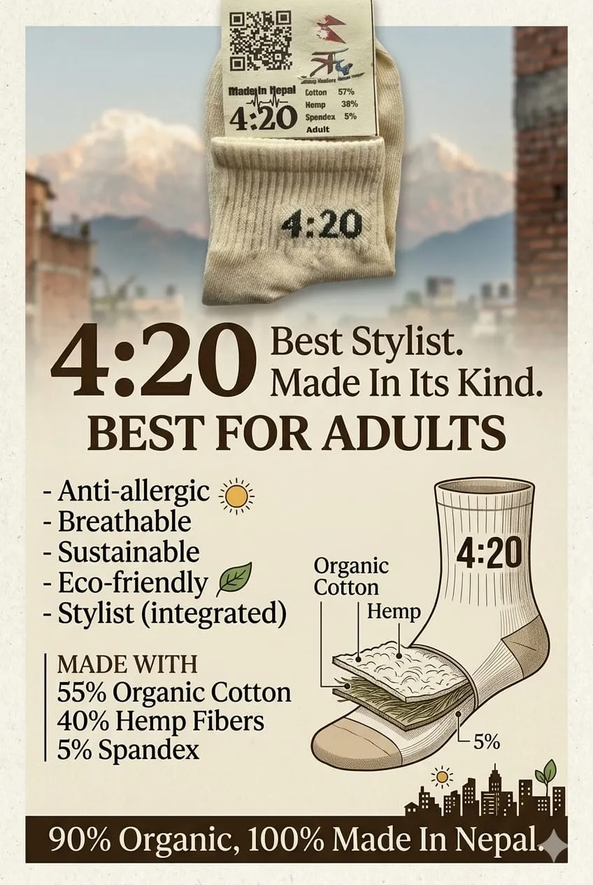 Hemp 4:20 Socks